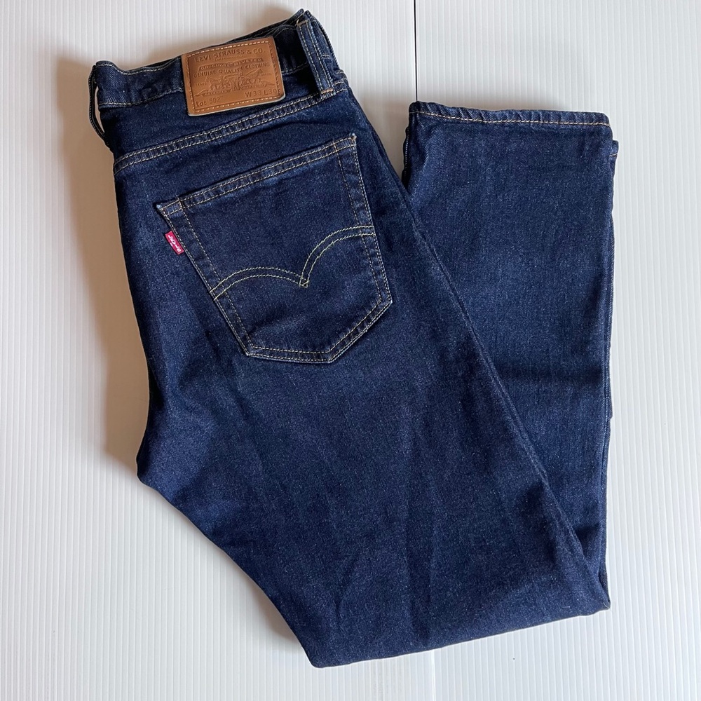 Dark Denim Levi's 502 33x30